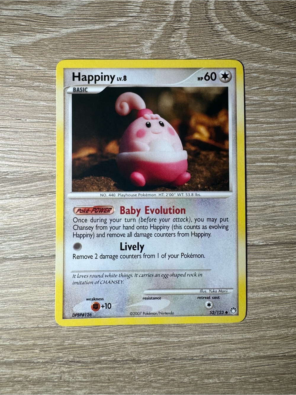 Happiny #52/123/Pokemon Mysterious Treasures